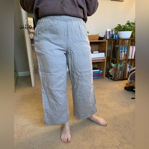 Gray Linen Pants
